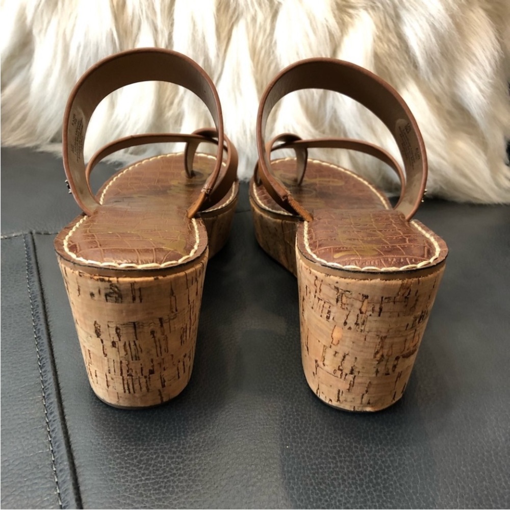 Sam Edelman Cork Platform Sandals - Picture 3 of 7